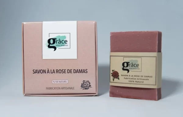 Savon rose de Damas – Savon artisanal