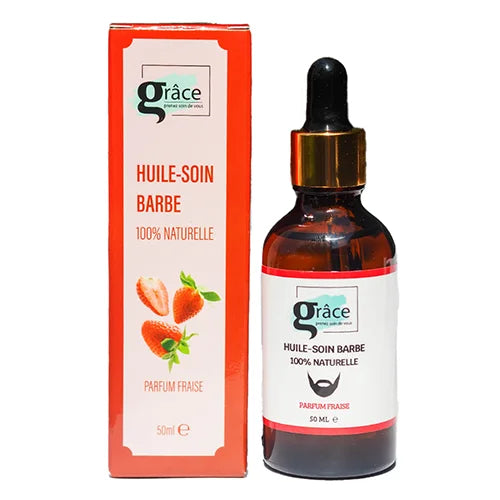Huile soin-barbe Fraise
