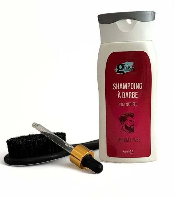 Shampoing barbe fraise