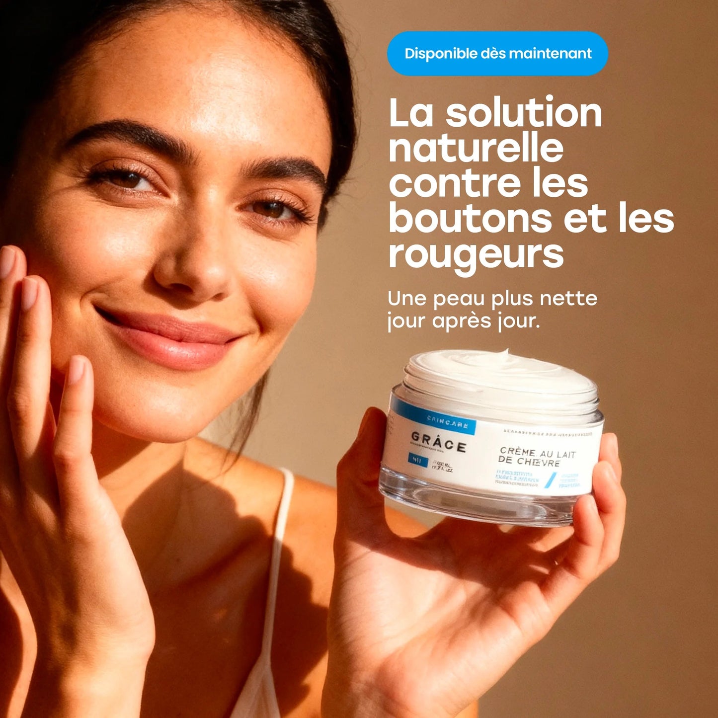 Crème lait de chèvre – artisanale – crème naturelle – hydratante